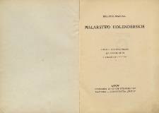 Malarstwo holenderskie