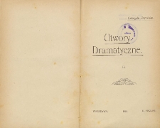 Utwory dramatyczne. 2