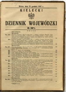 Kielecki Dziennik Wojewódzki, 1937, nr 28