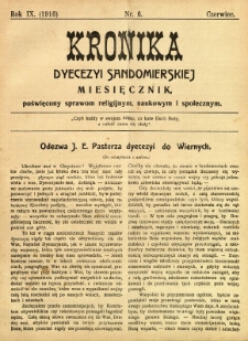 Kronika Diecezji Sandomierskiej, 1916, R. 9, nr 6