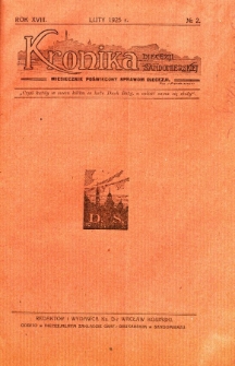 Kronika Diecezji Sandomierskiej, 1925, R. 18, nr 2