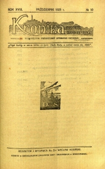 Kronika Diecezji Sandomierskiej, 1925, R. 18, nr 10
