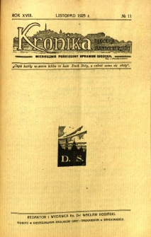 Kronika Diecezji Sandomierskiej, 1925, R. 18, nr 11