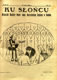 Ku Słońcu, 1929, R. 4, nr 6
