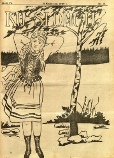 Ku Słońcu, 1929, R. 4, nr 8