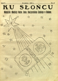 Ku Słońcu, 1929, R. 5, nr 3