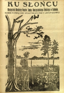 Ku Słońcu, 1930, R. 6, nr 3