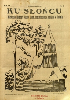 Ku Słońcu, 1931, R. 6, nr 5