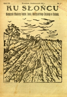 Ku Słońcu, 1931, R. 7, nr 1