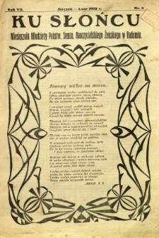 Ku Słońcu, 1932, R. 7, nr 3