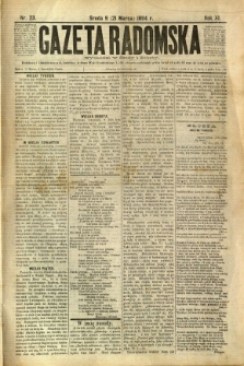Gazeta Radomska, 1894, R. 11, nr 23