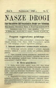Nasze Drogi, 1928, R. 2, nr 8
