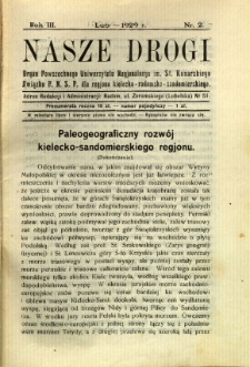 Nasze Drogi, 1929, R. 3, nr 2