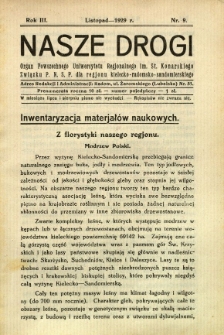 Nasze Drogi, 1929, R. 3, nr 9