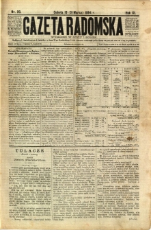 Gazeta Radomska, 1894, R. 11, nr 26