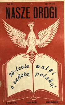 Nasze Drogi, 1930, R. 4, nr 10