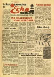 Radomskie Echo Sk&oacute;rzanych, 1966, R. 11, nr 27