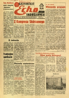 Radomskie Echo Skórzanych, 1966, R. 11, nr 28