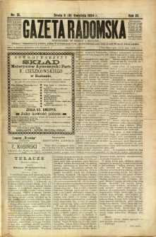 Gazeta Radomska, 1894, R. 11, nr 31