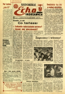 Radomskie Echo Sk&oacute;rzanych, 1967, R. 12, nr 19