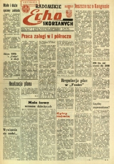 Radomskie Echo Sk&oacute;rzanych, 1967, R. 12, nr 22