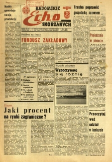 Radomskie Echo Sk&oacute;rzanych, 1968, R. 13, nr 22