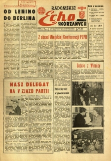 Radomskie Echo Sk&oacute;rzanych, 1968, R. 13, nr 27