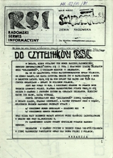 Radomski Serwis Informacyjny, 1981, nr [12/13]