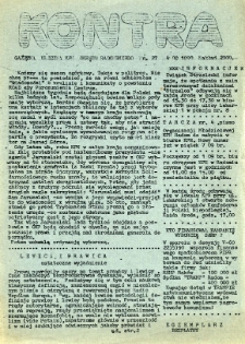 Kontra Gazeta Uliczna, 1990, nr 27