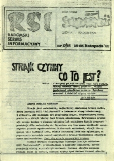 Radomski Serwis Informacyjny, 1981, nr 17/18
