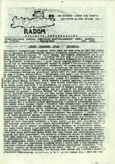 Biuletyn Informacyjny Solidarność Radom, 1989, nr 2