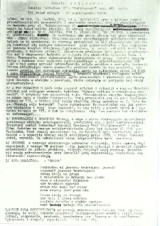 Biuletyn Strajkowy NSZZ Solidarność przy WSI w Radomiu, 1981-10-28