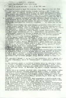 Biuletyn Strajkowy NSZZ Solidarność przy WSI w Radomiu, 1981-11-13/14