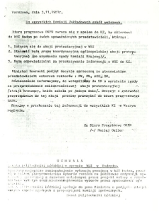 Do wszystkich Komisji Zakładowych szkół wyższych