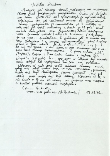 Notatka służbowa z dnia 15 grudnia 1976 r.