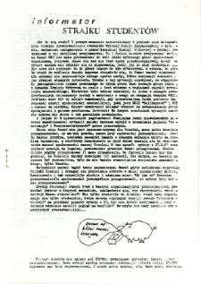 Informator Strajku Studentów