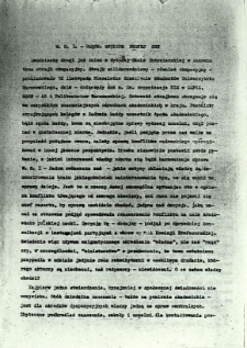 W.S.I. - Radom. Studium Pewnej Gry