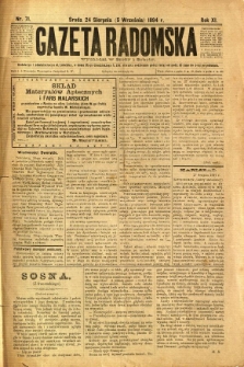 Gazeta Radomska, 1894, R. 11, nr 71