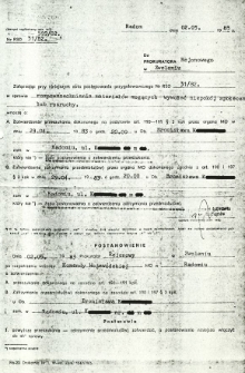 Do Prokuratora Rejonowego w Zwoleniu