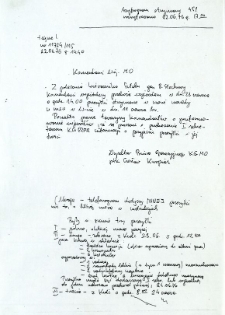 Szyfrogram otrzymany 451, rozszyfrowano 22.06.76 r. g. 17.00