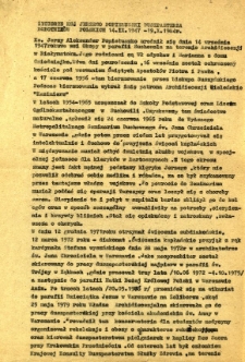 Życiorys ks. Jerzego Popiełuszki duszpasterza robotników polskich 14.IX.1957-19.X.1984 r.