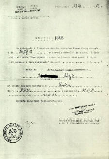 Decyzja, z dnia 22 grudnia 1981 r.