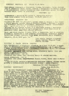 Komunikat Prezydium KKP w Gdańsku