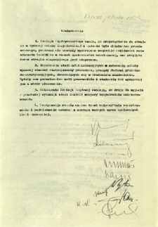 Oświadczenie, z dnia 12 listopada 1981 r.