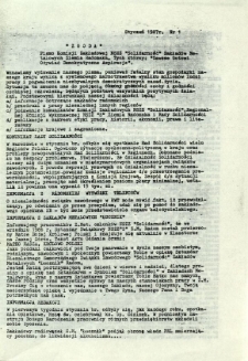 Zgoda, 1987, nr 1