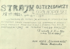 Strajk ostrzegawczy ogólnopolski