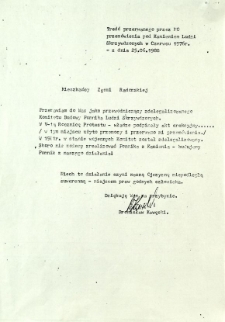 Treść przerwanego przez MO przemówienia pod Kamieniem Ludzi Skrzywdzonych w Czerwcu 1976 r. - z dnia 25 czerwca 1988 r.