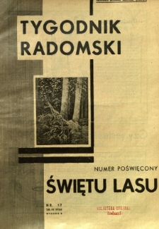 Tygodnik Radomski, 1934, R. 2, nr 17