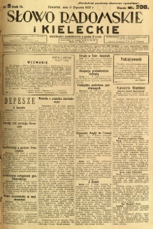Słowo Radomskie i Kieleckie, 1923, R.2, nr 9