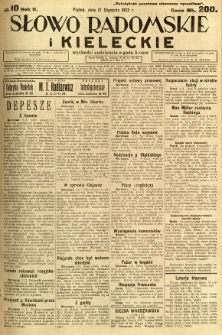 Słowo Radomskie i Kieleckie, 1923, R.2, nr 10
